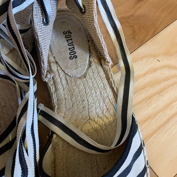 Soludos classic striped sandal. 9 - Picture 5 of 7